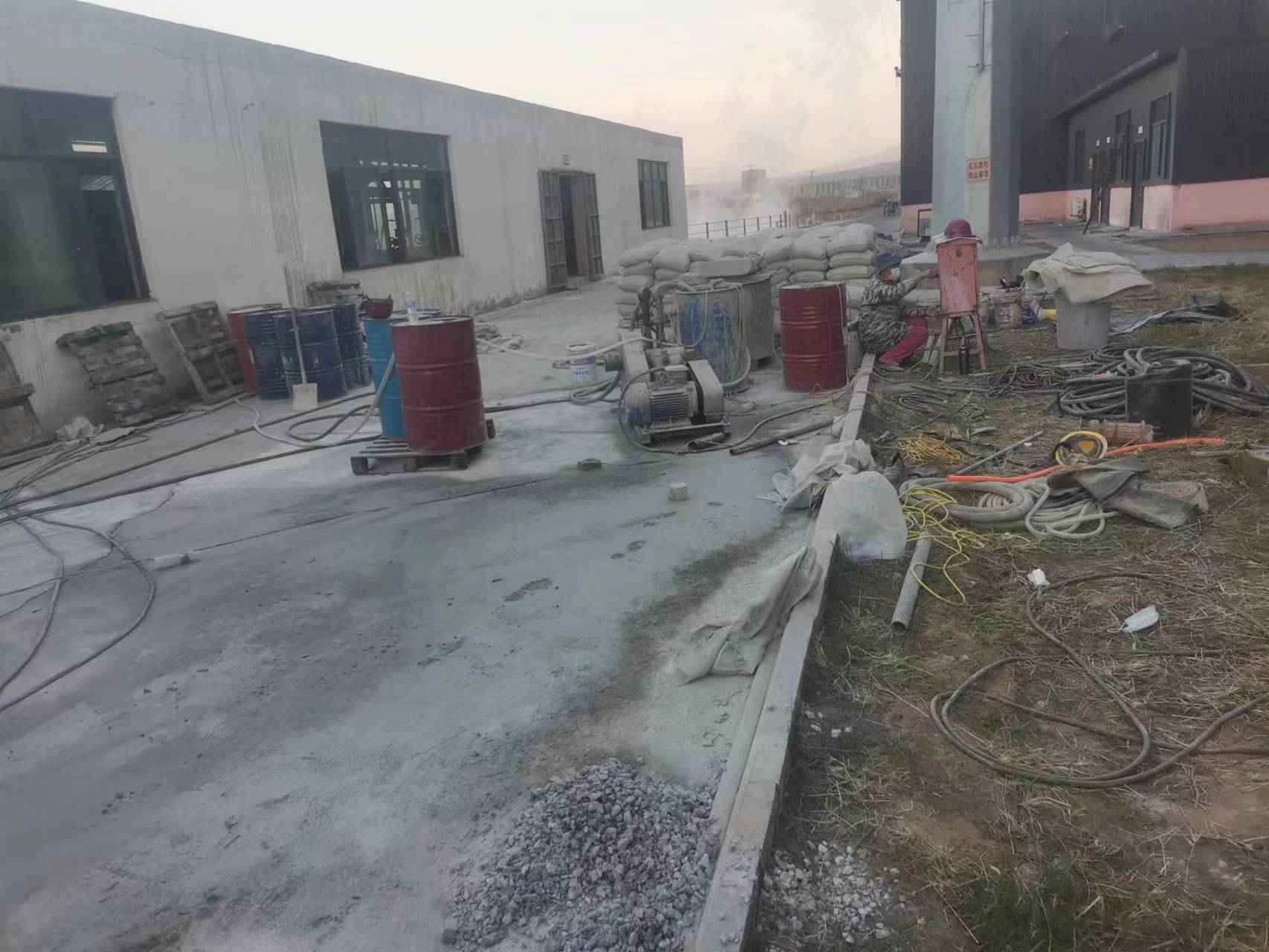 灞桥厂房地基沉降注浆